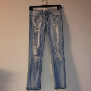 Light Blue Ripped Jeans